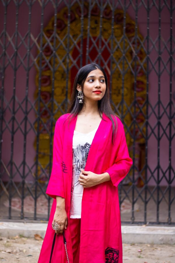 Fuschia Pink Three Piece Set